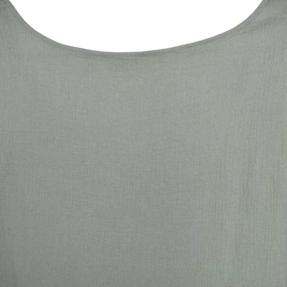 Soft Surroundings Womens Top Celery Green Asymmetric Tank - Picture 7 of 9